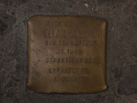 Stolperstein Ella Bernstein, 22.07.2012