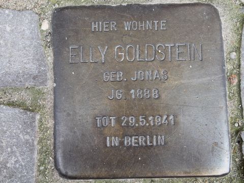 Stolperstein Elly Goldstein