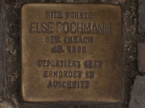 Stolperstein Elsel Rochmann, 25.03.2012