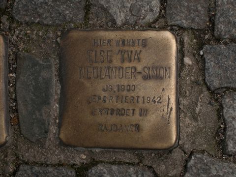 Stolperstein Else Neuländer-Simon