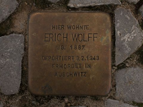 Stolperstein Erich Wolff, 25.08.2012