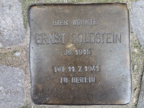 Stolperstein Ernst Goldstein