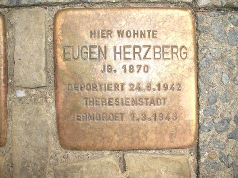 Stolperstein für Eugen Herzberg