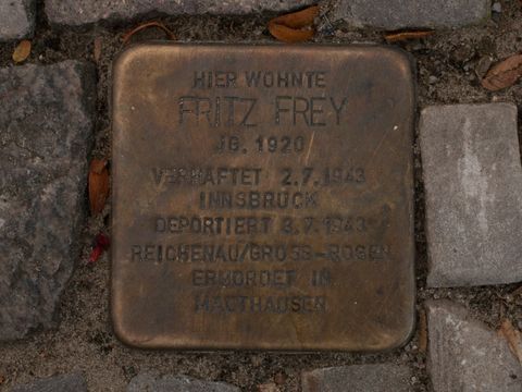 Stolperstein Fritz Frey, 25.08.2012
