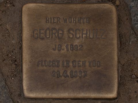 Stolperstein Georg Schulz
