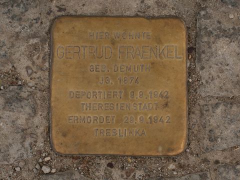 Stolperstein Gertrud Fraenkel