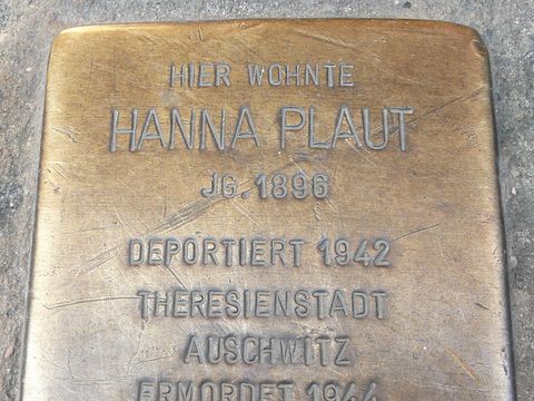 Stolperstein Hanna Plaut