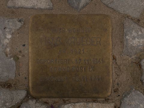 Stolperstein Hans Krueger, 22.07.2012