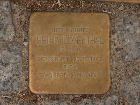 Stolperstein Heinz Löwenthal
