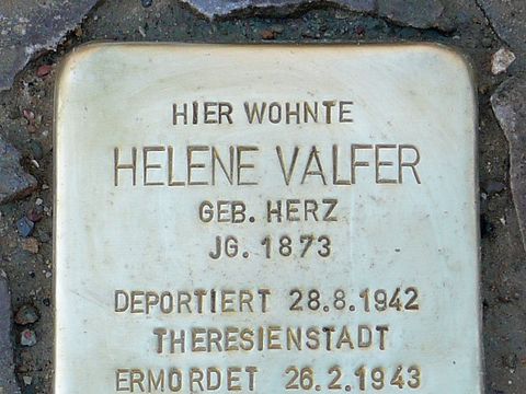 Stolperstein Helene Valfer