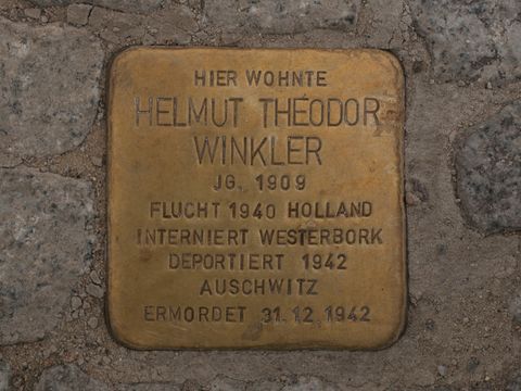 Stolperstein Helmut Theodor Winkler, 10.06.2012