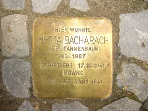 Stolperstein Herta Bacharach
