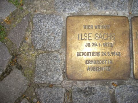 Stolperstein für Ilse Sachs