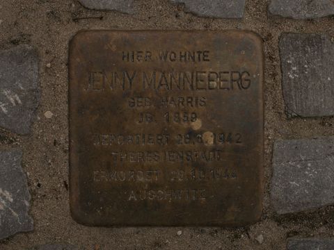 Stolperstein Jenny Manneberg, 22.07.2012