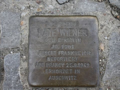 Stolperstein für Käte Wiener, 23.03.11