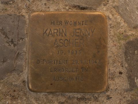 Stolperstein Karin Jenny Ascher