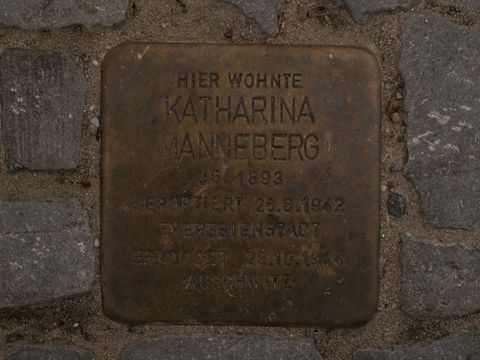 Stolperstein Katharina Manneberg, 22.07.2012