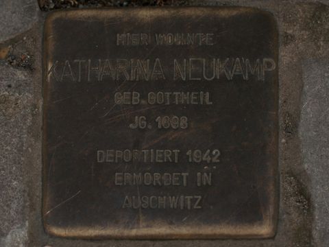 Stolperstein Katharina Neukamp, 25.03.2012
