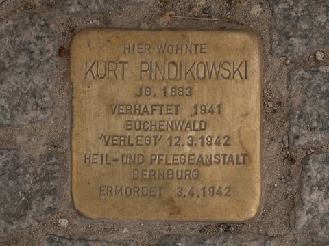Stolperstein Kurt Pindikowski, 10.06.2012