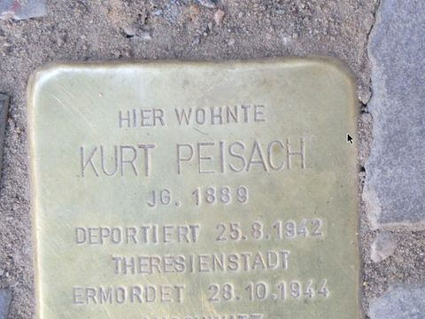 Stolperstein Kurt Peisach