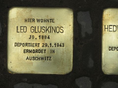 Stolperstein Leo Gluskinos, Juni 2013