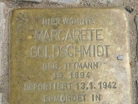 Stolperstein Margarete Goldschmidt