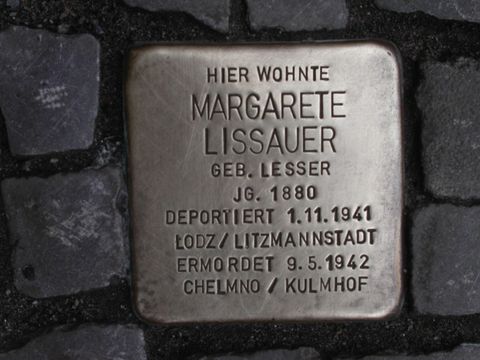 Stolperstein Margarete Lissauer