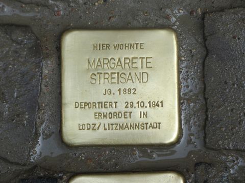Stolperstein Margarete Streisand