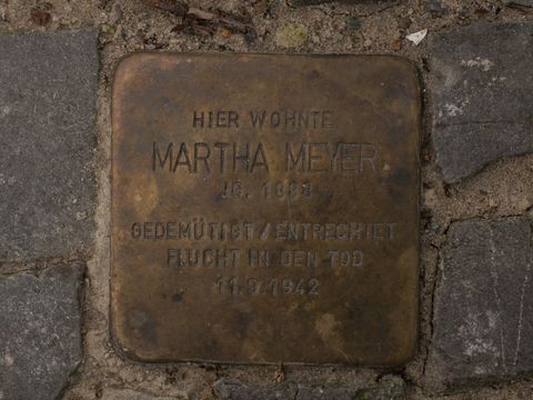 Stolperstein Martha Meyer