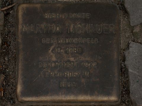 Stolperstein Martha Tichauer, 25.03.2012