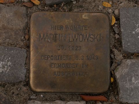 Stolperstein Martin Lwowski, 25.08.2012