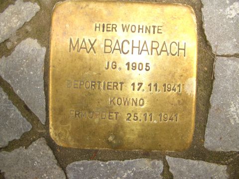 Stolperstein Max Bacharach