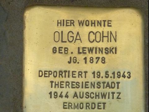 Stolperstein Olga Cohn