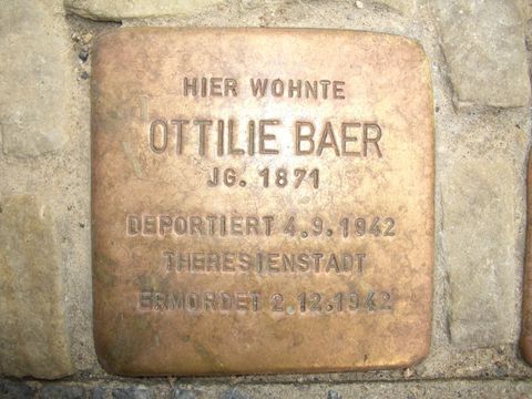 Stolperstein für Ottilie Baer