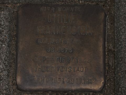 Stolperstein Ottilie Frankenstein, 25.03.2012