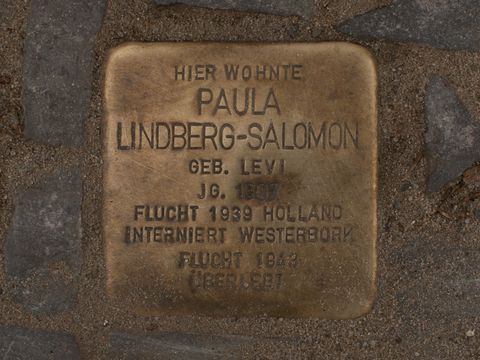 Stolperstein Paula Lindberg-Salomon, 25.08.2012