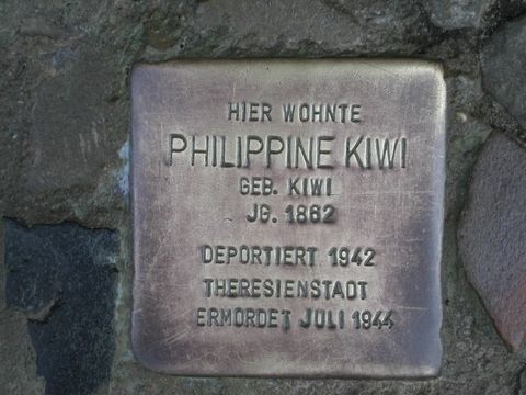 Stolperstein Philippine Kiwi