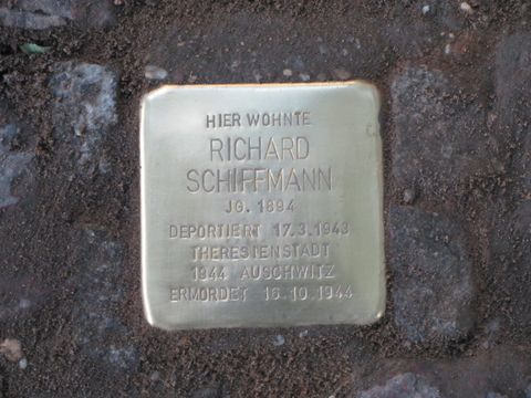 Stolperstein Richard Schiffmann, Juni 2013