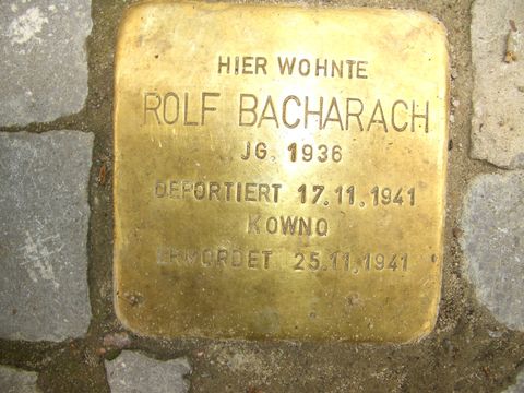 Stolperstein Rolf Bacharach
