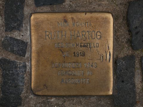 Stolperstein Ruth Hartog, 03.06.2012