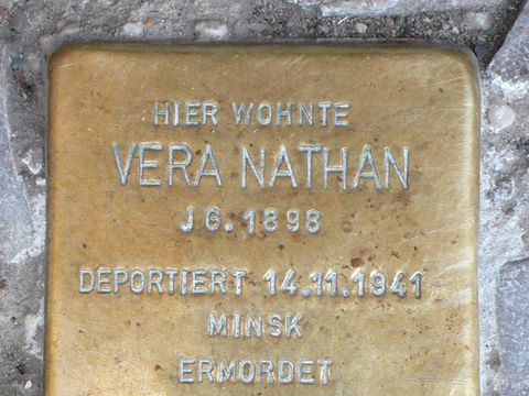 Stolperstein für Vera Nathan