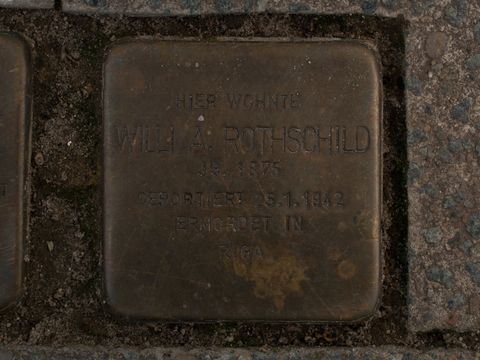 Stolperstein Willi A. Rothschild