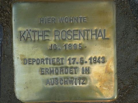 Stolperstein für Käthe Rosenthal