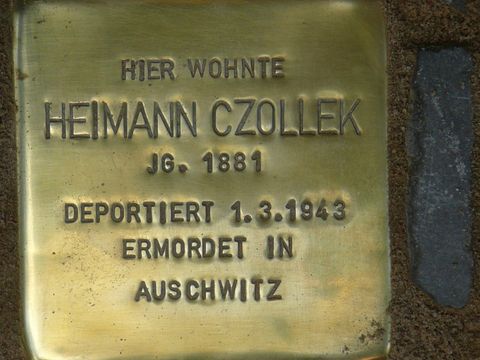 Stolperstein für Heimann Czollek