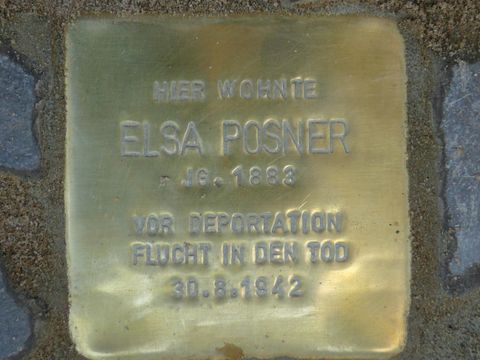 Stolperstein für Elsa Posner