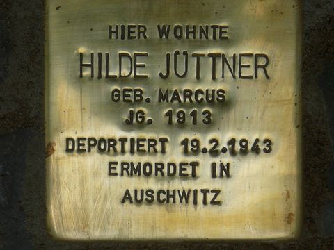 Stolperstein für Hilde Jüttner