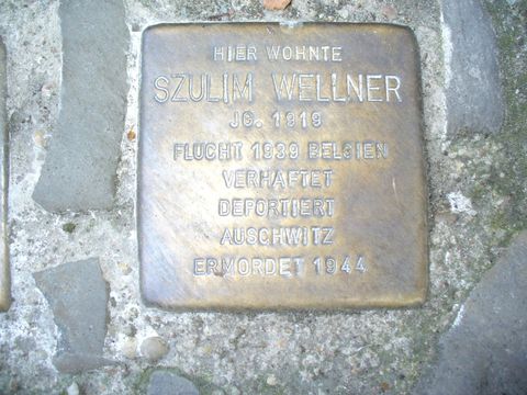 Stolperstein für Szulim Wellner