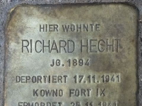 Stolperstein Richard Hecht, 2013