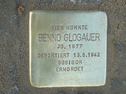 Stolperstein für Benno Glogauer