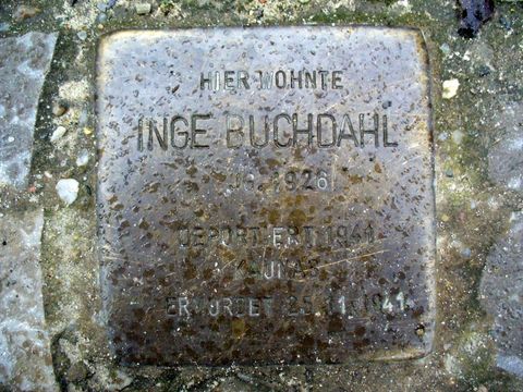 Stolperstein für Inge Buchdahl